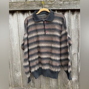 Preswick & Moore collared knit sweater